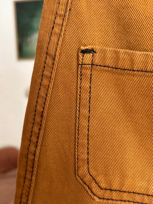 The Brown Mini Jeans Skirt Size S