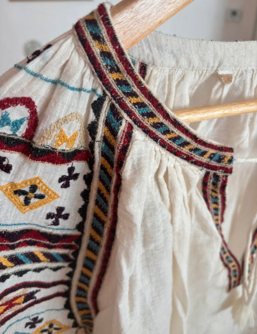 The Emboidered Boho Blouse Size M