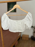 The Cropped Boho Blouse Size S