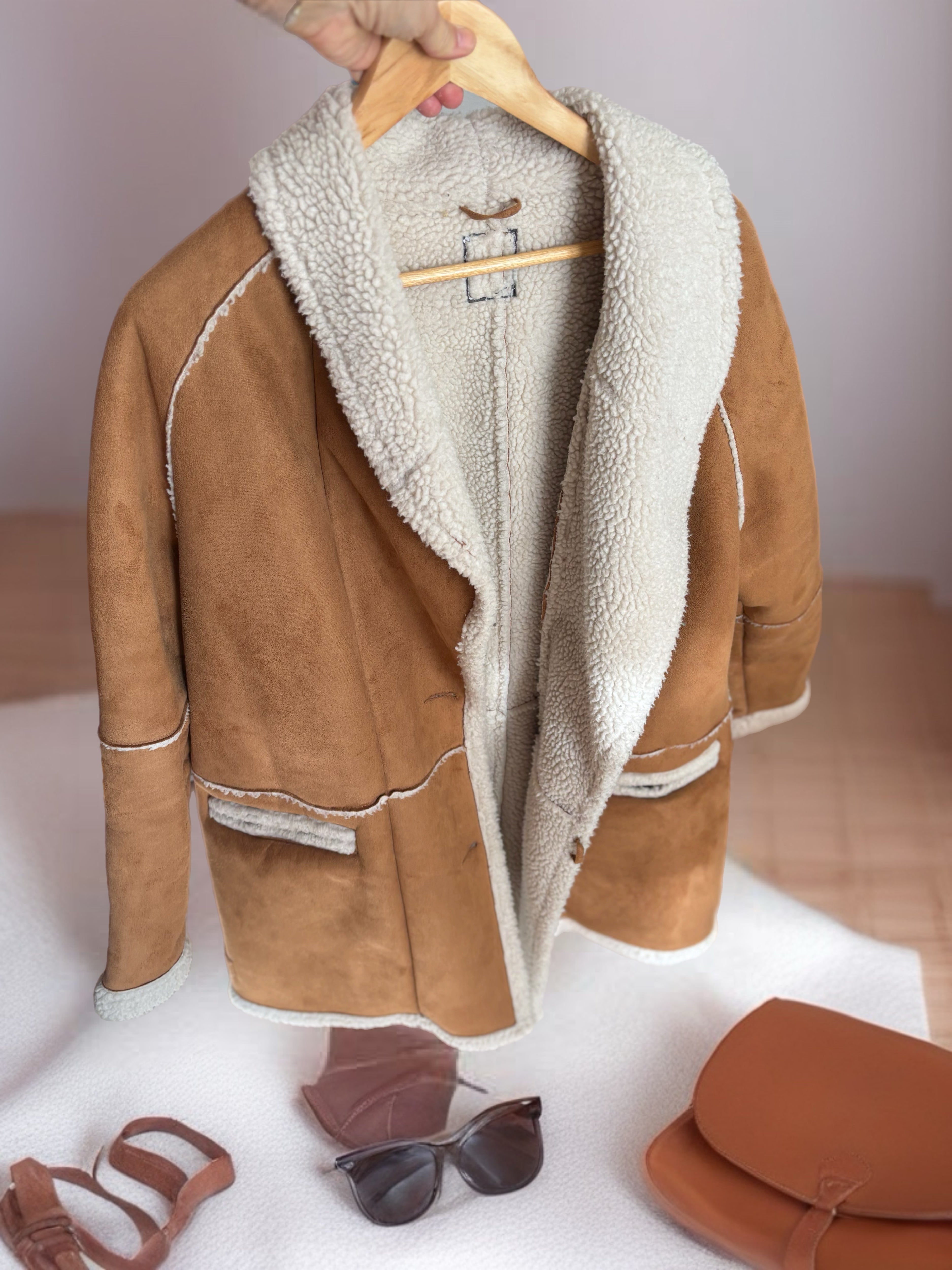 Winter Coat fake suede