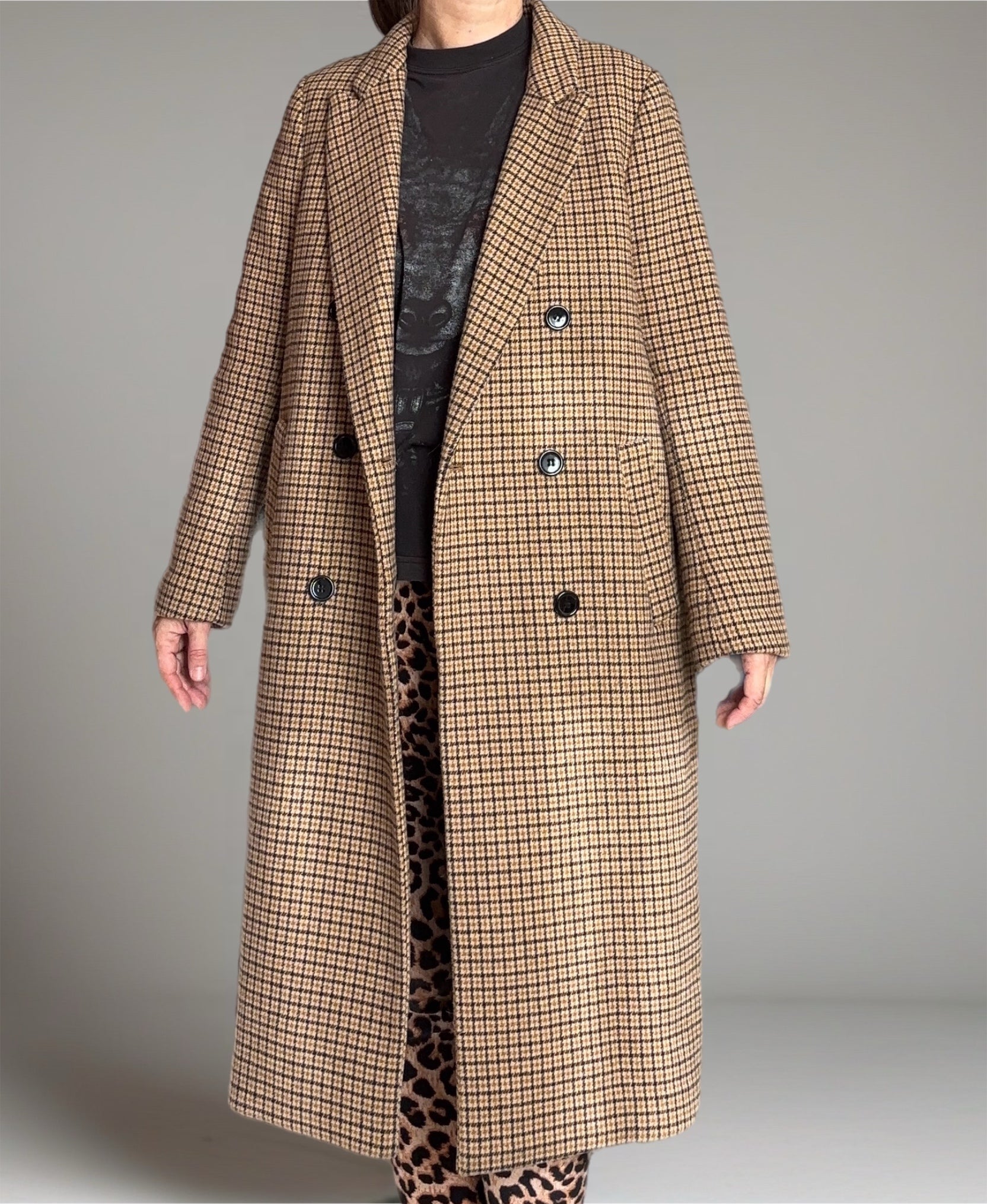 Wool Coat checkered